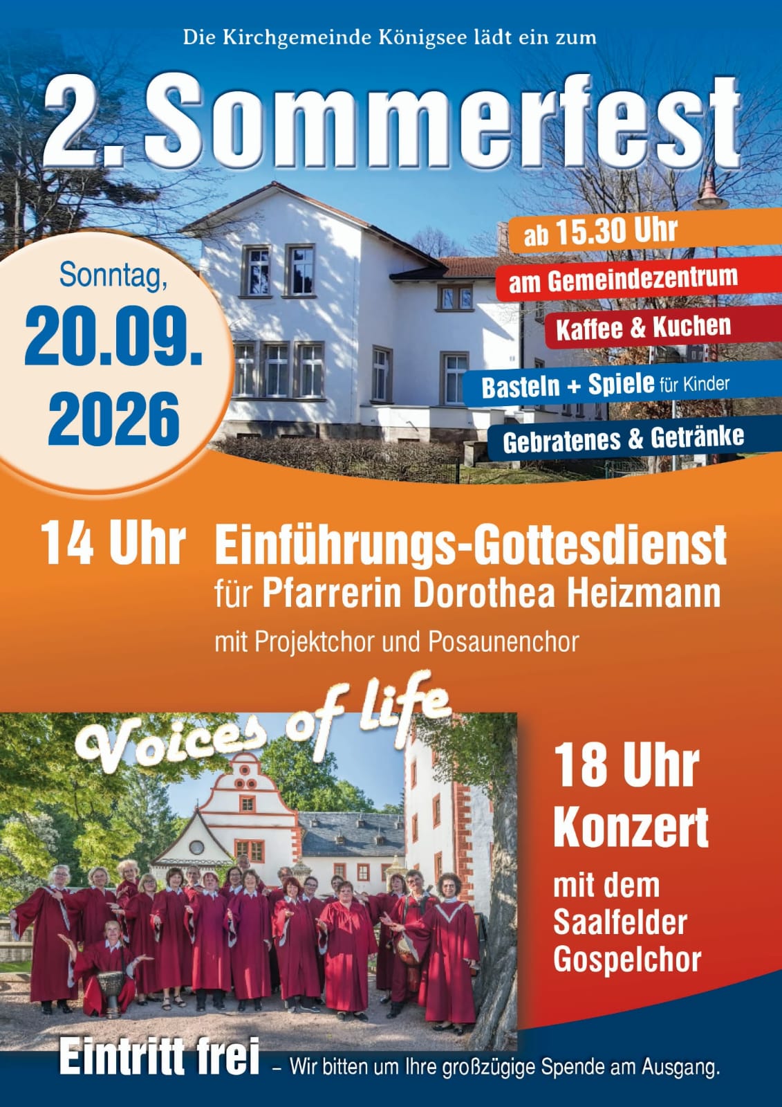 2. Sommerfest Plakat