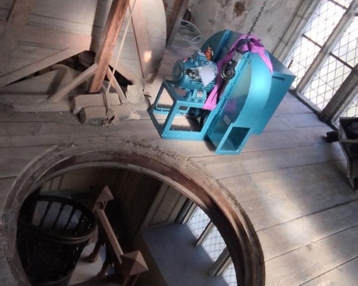 Einbau neue Windmaschine